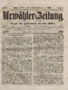Urwähler-Zeitung : Organ für Jedermann aus dem Volke, Dienstag, 30. November 1852, Nr. 281.