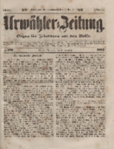 Urwähler-Zeitung : Organ für Jedermann aus dem Volke, Mittwoch, 8. Dezember 1852, Nr. 287.