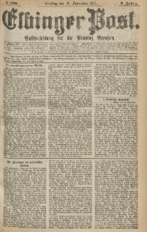 Elbinger Post, Nr.220 Dienstag 21 September 1875, 2 Jh