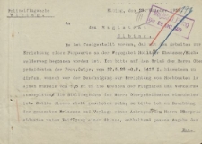 Straż Lotnicza - Magistrat w Elblągu - korespondencja (28.10.1929 r.)
