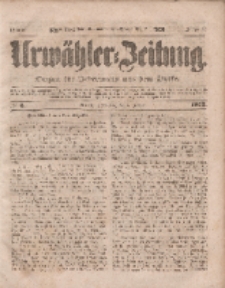 Urwähler-Zeitung : Organ für Jedermann aus dem Volke, Donnerstag, 6. Januar 1853, Nr. 4.