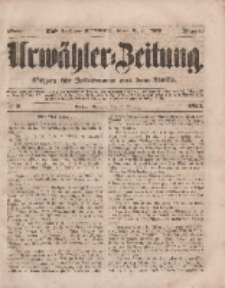 Urwähler-Zeitung : Organ für Jedermann aus dem Volke, Mittwoch, 12. Januar 1853, Nr. 9.