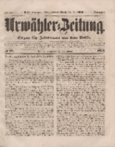 Urwähler-Zeitung : Organ für Jedermann aus dem Volke, Sonnabend, 15. Januar 1853, Nr. 12.