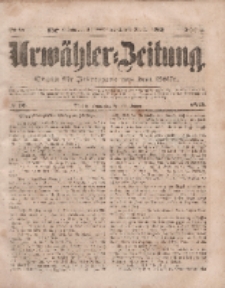 Urwähler-Zeitung : Organ für Jedermann aus dem Volke, Donnerstag, 20. Januar 1853, Nr. 16.