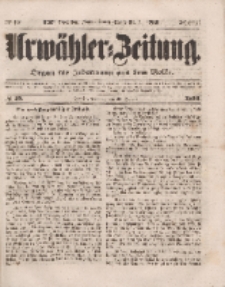 Urwähler-Zeitung : Organ für Jedermann aus dem Volke, Sonntag, 23. Januar 1853, Nr. 19.