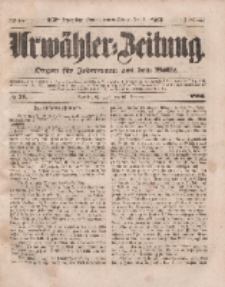 Urwähler-Zeitung : Organ für Jedermann aus dem Volke, Mittwoch, 26. Januar 1853, Nr. 21.