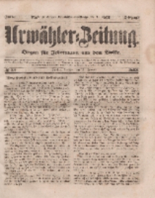 Urwähler-Zeitung : Organ für Jedermann aus dem Volke, Dienstag, 15. Februar 1853, Nr. 38.