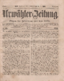 Urwähler-Zeitung : Organ für Jedermann aus dem Volke, Mittwoch, 23. Februar 1853, Nr. 45.