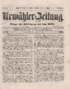 Urwähler-Zeitung : Organ für Jedermann aus dem Volke, Donnerstag, 3. März 1853, Nr. 52.