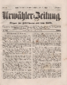 Urwähler-Zeitung : Organ für Jedermann aus dem Volke, Donnerstag, 3. März 1853, Nr. 52.