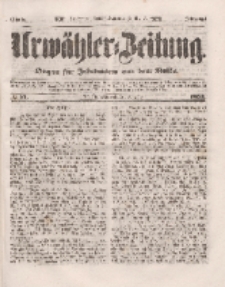 Urwähler-Zeitung : Organ für Jedermann aus dem Volke, Mittwoch, 9. März 1853, Nr. 57.