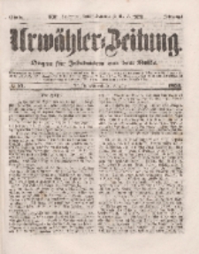 Urwähler-Zeitung : Organ für Jedermann aus dem Volke, Mittwoch, 9. März 1853, Nr. 57.
