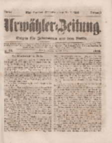 Urwähler-Zeitung : Organ für Jedermann aus dem Volke, Freitag, 11. März 1853, Nr. 59.