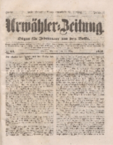 Urwähler-Zeitung : Organ für Jedermann aus dem Volke, Mittwoch, 16. März 1853, Nr. 63.