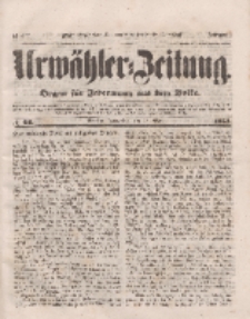 Urwähler-Zeitung : Organ für Jedermann aus dem Volke, Donnerstag, 17. März 1853, Nr. 64.