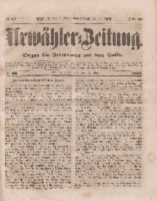 Urwähler-Zeitung : Organ für Jedermann aus dem Volke, Sonnabend, 19. März 1853, Nr. 66.