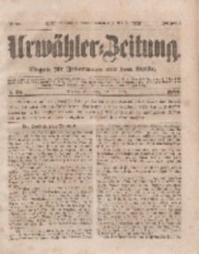 Urwähler-Zeitung : Organ für Jedermann aus dem Volke, Donnerstag, 24. März 1853, Nr. 70.