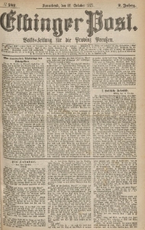 Elbinger Post, Nr.242 Sonnabend 16 October 1875, 2 Jh