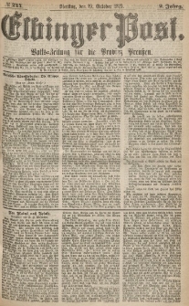Elbinger Post, Nr.244 Dienstag 19 October 1875, 2 Jh