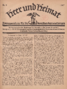 Heer und Heimat : Korrespondenz für die deutschen Armeezeitungen, 1917, Nr 3.