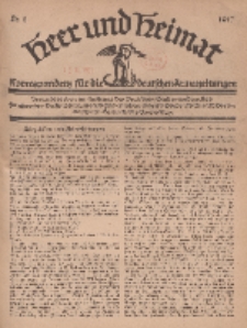 Heer und Heimat : Korrespondenz für die deutschen Armeezeitungen, 1917, Nr 8.