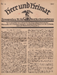Heer und Heimat : Korrespondenz für die deutschen Armeezeitungen, 1917, Nr 14.
