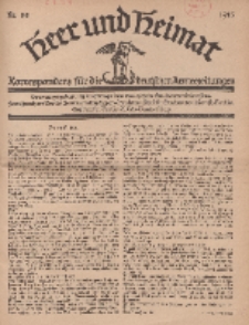 Heer und Heimat : Korrespondenz für die deutschen Armeezeitungen, 1917, Nr 22.