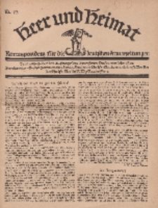 Heer und Heimat : Korrespondenz für die deutschen Armeezeitungen, 1917, Nr 23.