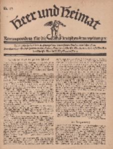 Heer und Heimat : Korrespondenz für die deutschen Armeezeitungen, 1917, Nr 23.