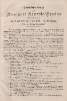 Breslauer Gewerbe-Blatt [...]. (Beilage).