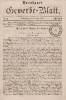 Breslauer Gewerbe-Blatt [...]. VIII. Band. 25. Januar, 1862, Nr. 2.