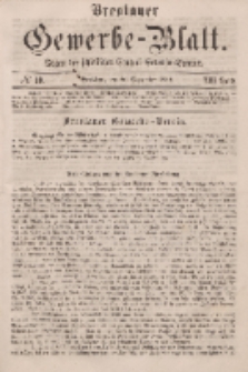 Breslauer Gewerbe-Blatt [...]. VIII. Band. 20. September, 1862, Nr. 19.