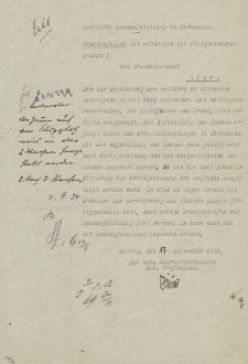 Korespondencja Magistratu w Elblągu (17.09.1934 r.)