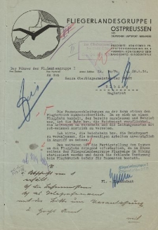 Fliegerlandesguppe I Ostpreussen - Herr Oberbürgermeister der Stadt Elbing (28.08.1934 r.)
