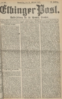 Elbinger Post, Nr. 35, Donnerstag 11 Februar 1875, 2 Jh