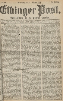 Elbinger Post, Nr. 35, Donnerstag 11 Februar 1875, 2 Jh