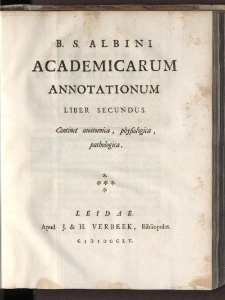 Academicae Annotationes... T. 2.