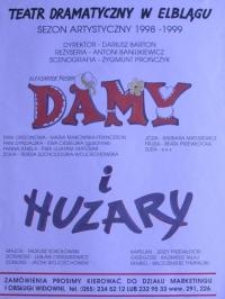 Damy i huzary - afisz