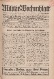 Militär-Wochenblatt : unabhängige Zeitschrift für die deutsche Wehrmacht, 114. Jahrgang, 25. Oktober 1929, Nr 16.