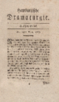 Hamburgische Dramaturgie, Erster Band, Sechstes Stück, den 19ten May, 1767