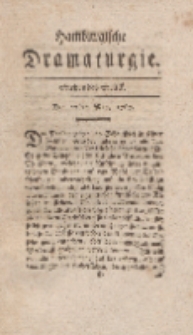 Hamburgische Dramaturgie, Erster Band, Siebendes Stück, den 22sten May, 1767