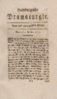 Hamburgische Dramaturgie, Erster Band, Vier und zwanzigstes Stück, den 21sten Julius, 1767