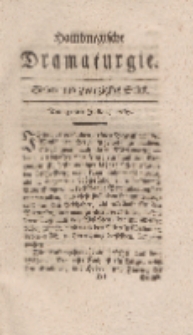 Hamburgische Dramaturgie, Erster Band, Sieben und zwanzigstes Stück, den 31sten Julius, 1767