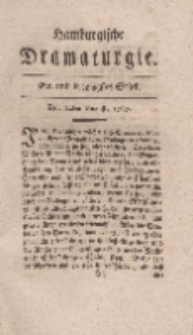 Hamburgische Dramaturgie, Erster Band, Ein und dreytzigstes Stück, den14ten August, 1767