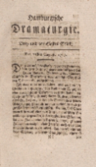 Hamburgische Dramaturgie, Erster Band, Drey und dreytzigstes Stück, den 21sten August, 1767