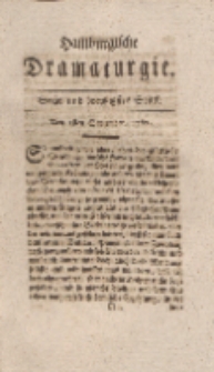 Hamburgische Dramaturgie, Erster Band, Sechs und dreytzigstes Stück, den 1ten September, 1767