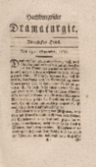 Hamburgische Dramaturgie, Erster Band, Vierzigstes Stück, den 15ten September, 1767