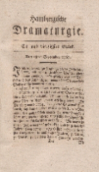 Hamburgische Dramaturgie, Erster Band, Ein und vierzigstes Stück, den 18ten September, 1767