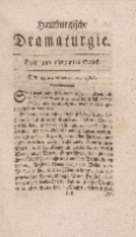 Hamburgische Dramaturgie, Erster Band, Drey und vierzigstes Stück, den 25sten September, 1767