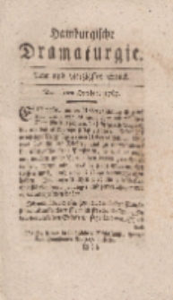 Hamburgische Dramaturgie, Erster Band, Acht und vierzigstes Stück, den 13ten October, 1767